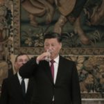 Athens; ceremony; dinner; diplomacy; Greece; meeting; official visit; Presidential Mansion; presidential palace; Αθήνα; Προεδρία της Δημοκρατίας; Προεδρικό Μέγαρο; γεύμα; δείπνο; επίσκεψη; φαγητό; Xi Jinping; General Secretary of the Communist Party of China; Σι Τζινπίνγκ; Πρόεδρος της Λαϊκής Δημοκρατίας τη; Κίνα; China;
