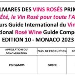 PALMARES GUIDE INTERNATIONAL DU VIN ROSE MONACO 2023